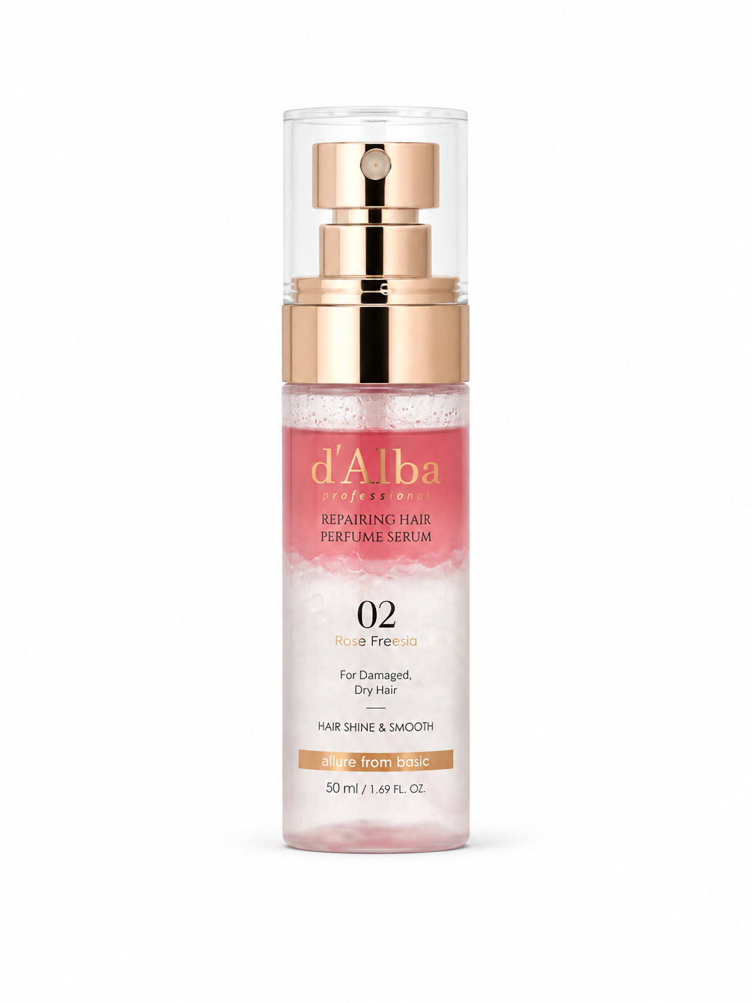 D'Alba - un lussuoso siero spray per capelli