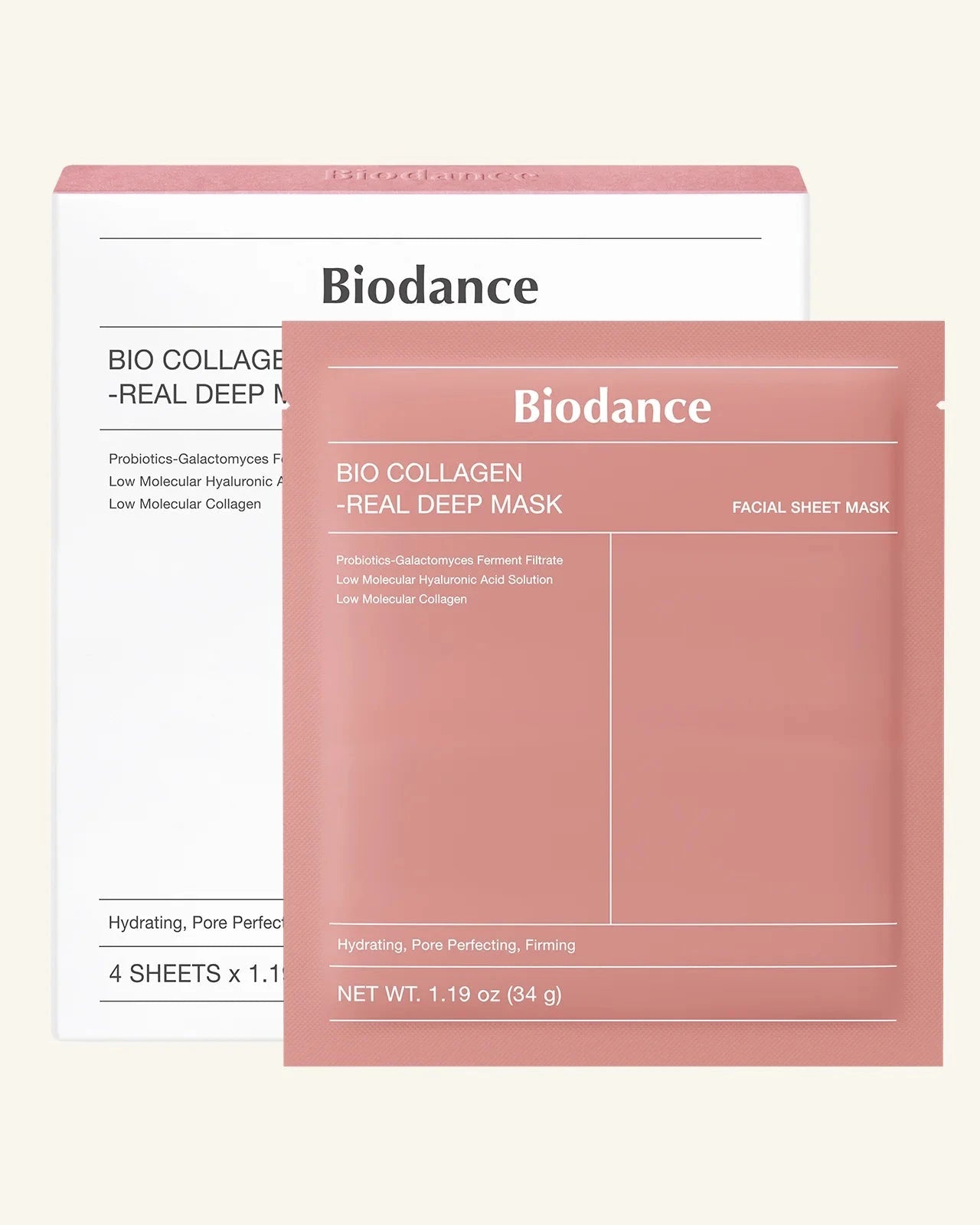 Biodance - Collagen Real Deep Mask 1 Box, 4 all'interno